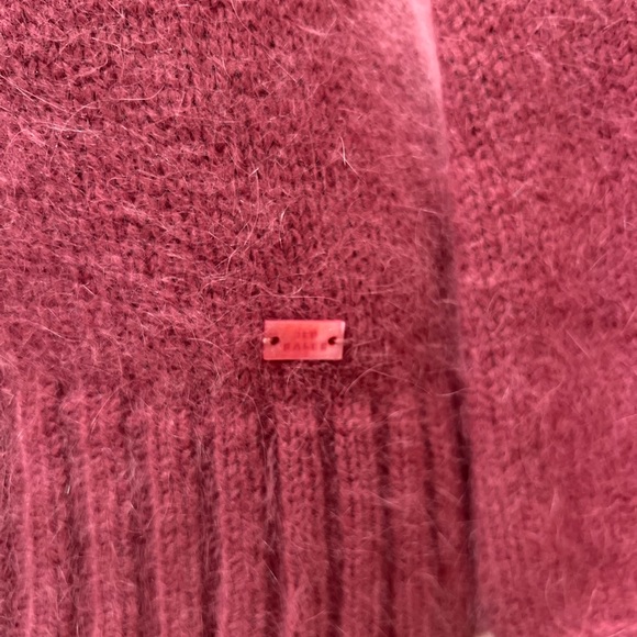 Warm , Fuzzy Ted Baker Angora Raspberry Sweater size 4 - Picture 2 of 6